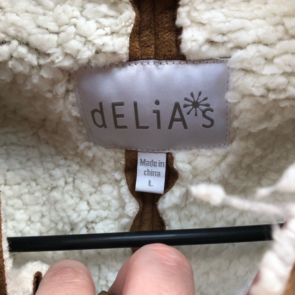 JUNIORS Sherpa-lined coat with hood - Picture 2 of 6